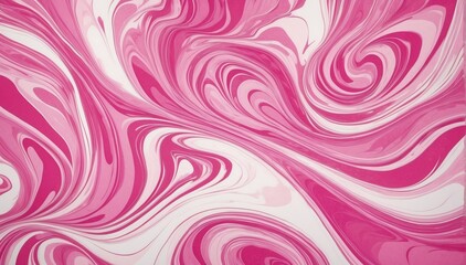 pink theme marbled paper design illustration from Generative AI