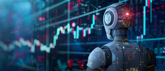AI in Internet banking helps provide real-time financial market updates.