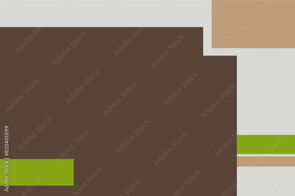 Wall mural abstract background design with different shapes.