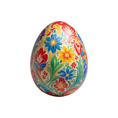 easter egg isolated on transparent background