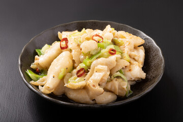 ピリ辛　ホルモン　ねぎ塩焼き