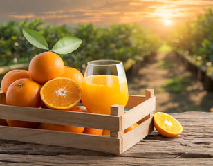 Naklejka premium Orange Juice