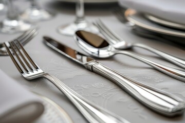 Closeup cutlery photo