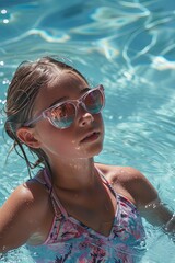 Girl in Pool