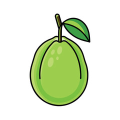 Grapes cartoon vector Illustration flat style artwork concept
