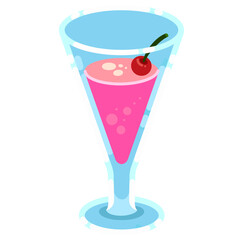 cocktail with cherry