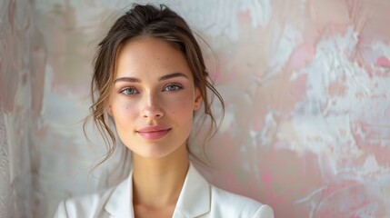 businesswoman, isolated on a white background
