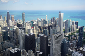 city skyline chicago