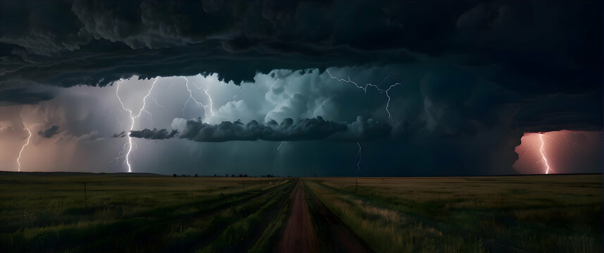 lightning and storm