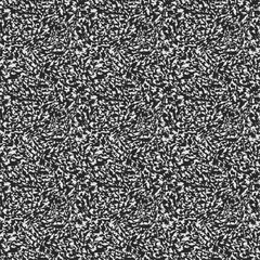 ガサガサした質感の背景パターン　白地に黒のパターン