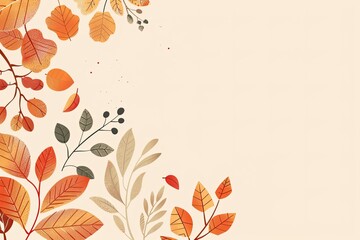 inimalistic design showcasing vine line drawings - lush foliage theme.