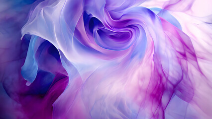 Fototapeta premium blue purple, pink and white powdered wave isolated Abstract Background, Mesmerizing Abstract HD Background of Swirling Hues of Blue & Indigo with purple. Vibrant abstract liquid art in blues and pinks