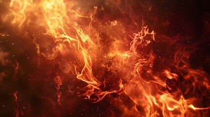 Blaze fire flame background and textured