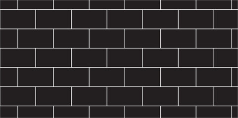 Black brick wall background. Architecture square construction stone block brick wallpaper. seamless building cement concrete wall grunge background.	
