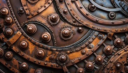 Steampunk Inspired Industrial Gear Mechanism