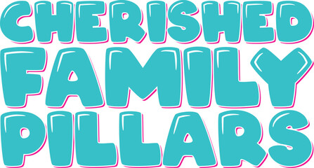 Highlighting the foundational role of family with a cherished design