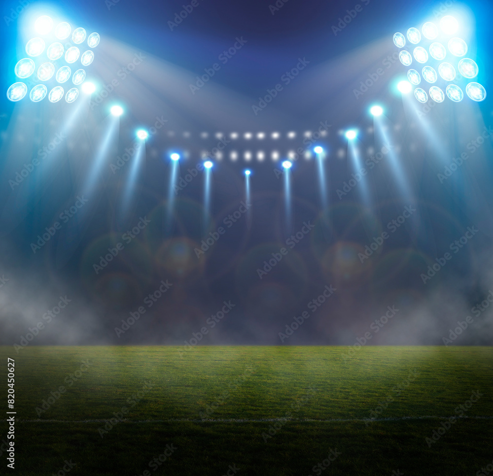 Canvas Prints stadium in lights and flashes