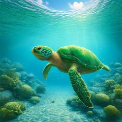 green sea turtle