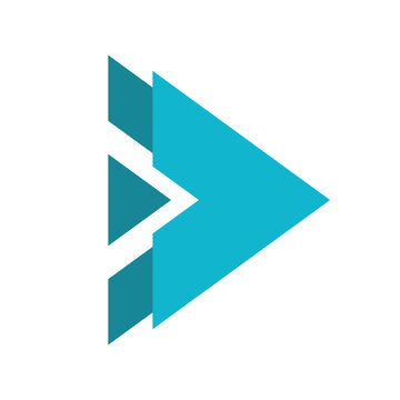 Arrow head bullet point list icon vector illustration