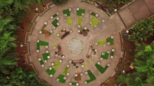 Commonwealth Park (Bukit Komanwel) aerial view, Bukit Jalil, Malaysia 