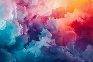 Fototapeta premium A colorful, swirling galaxy of purple, blue, and orange