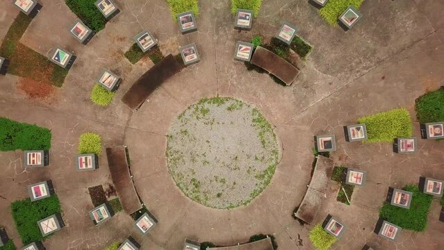 Commonwealth Park (Bukit Komanwel) aerial view, Bukit Jalil, Malaysia 
