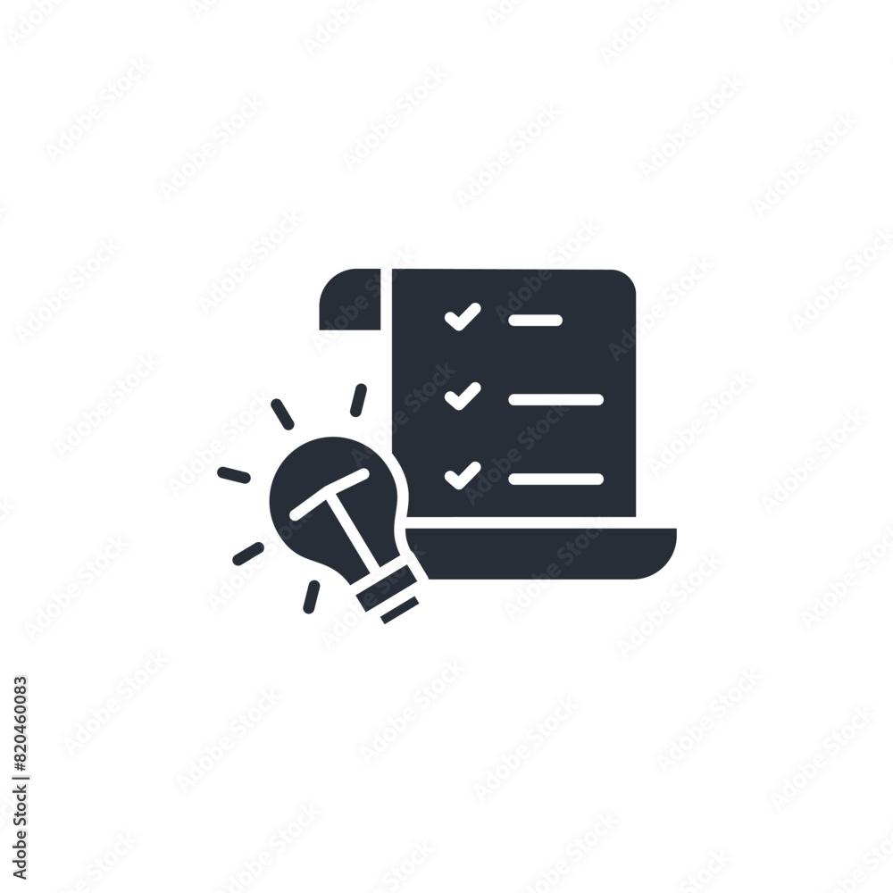 Poster concept icon. vector.editable stroke.linear style sign for use web design,logo.symbol illustration.