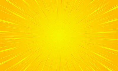 Obraz premium Yellow orange colorful abstract background with futurisctic and modern and black ray burst style speed vector design