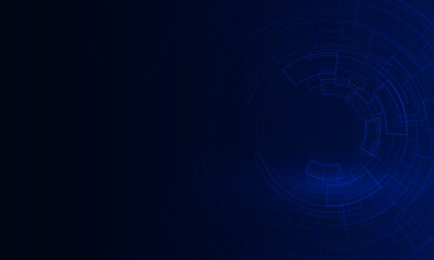 Abstract futuristic electronic circuit technology background. Hitech communication concept innovation background, vector design