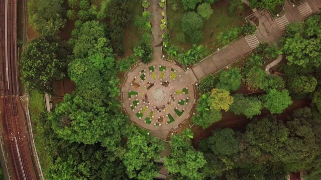 Commonwealth Park (Bukit Komanwel) aerial view, Bukit Jalil, Malaysia 