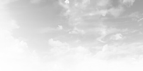 Black clouds hanging in the sky. Horizontal background of a gray and stormy sky