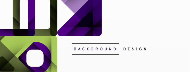 Business triangle and squares vector abstract background. Vector Illustration For Wallpaper, Banner, Background, Card, Book Illustration, landing page