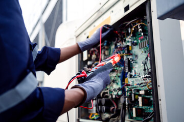 Air conditioning technicians and those preparing to install new air conditioners use a multimeter...