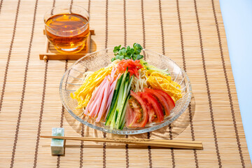 暑い日に美味しい冷やし中華　冷麺