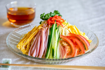 暑い日に美味しい冷やし中華　冷麺