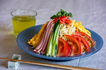 暑い日に美味しい冷やし中華　冷麺