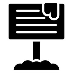 sign board icon