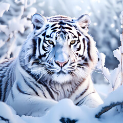 rare-white-tiger-camouflaged-against-a-snowy-landscape-vivid-visible-breath-in-the-cold-air-eyes-p-986752686