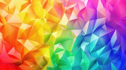 gradient colored triangle abstract background. Multicolor geometric triangle wallpaper,