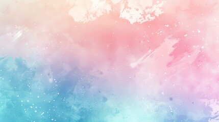 Fototapeta premium Colorful Watercolor Background with a Mix of Blue, Pink, and White Hues