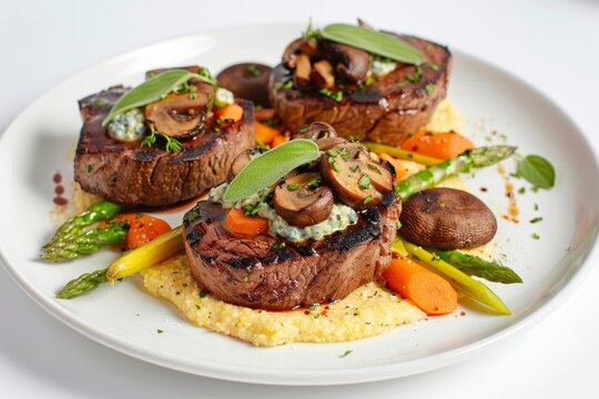 Mouthwatering Carpetbagger Steaks with Red Wine and Garlic Marinade