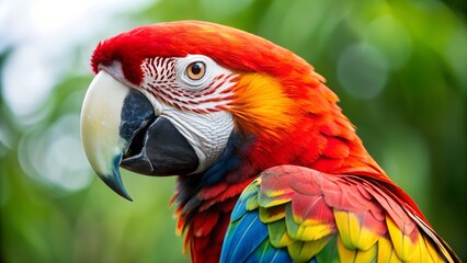 Obraz premium High-Quality Macaw Bird Illustration for Various Designs