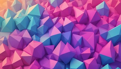 Geometric triangle 3d background