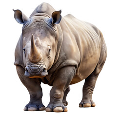 Obraz premium rhino transparent background