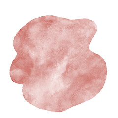 Abstract Blob Organic Watercolor Decoration