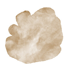 Abstract Blob Organic Watercolor Decoration