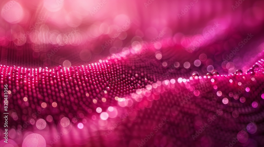 Poster pink abstract background created by circles lined up neatly to form a beautiful pattern