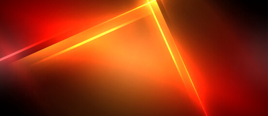 Neon dynamic diagonal light rays background. Techno digital geometric concept design for wallpaper, banner, presentation, background