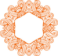 Beautiful mandala art, vector mandala design