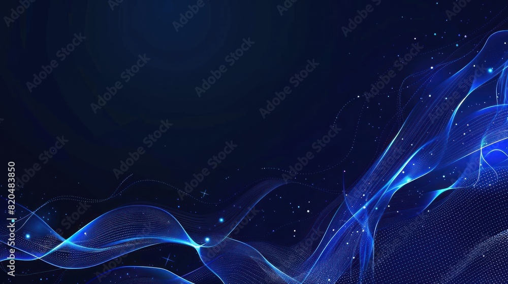 Poster abstract big data visualization. futuristic space. technology background design